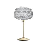 UMAGE Eos mini bordlampe lysegrå/messing
