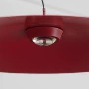 Luceplan Koinè LED-pendellampe 927 Ø110cm rød