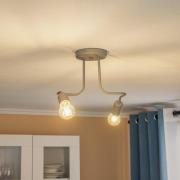 Loftlampe Joiy, 2 lyskilder, grå