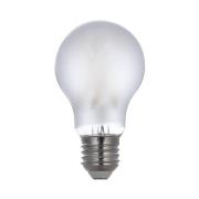 LED-filamentpære, mat, E27, 3,8W, 2700K, 806 lm