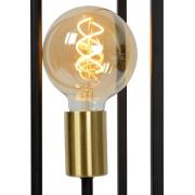 Gulvlampe Ruben, sort, tre lamper