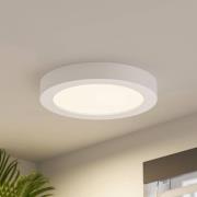 Prios LED-loftlampe Edwina, hvid, 25 cm, sæt med 10 stk