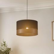 Euluna Levo hængelampe, Ø40cm mørk eg/sort