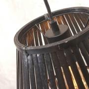 GOOD & MOJO Merapi hængelampe, 30x30 cm, sort