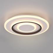 LED loftslampe Jora rund fjernbetjening, Ø 41 cm