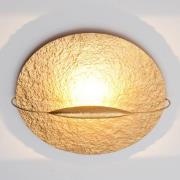 Guldfarvet LED-loftlampe Trabant