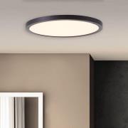 LED-loftlampe, sort, Ø 25 cm