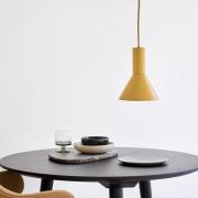 FRANDSEN Lyss hængelampe, lysebrun, metal, Ø 18 cm, E27