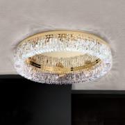 Krystal loftlampe Ring - 75 cm
