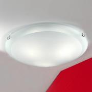 Agada loftslampe, opalglas, krom, 50 cm