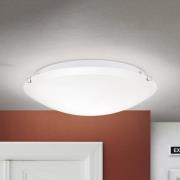 Agada loftslampe, opalglas, krom, 40 cm