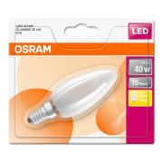 OSRAM LED-kertepære E14 B35 4 W 2.700 K, mat