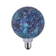 Paulmann E27 LED-kugle 5W Miracle Mosaic blå