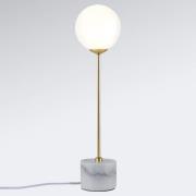 Moa - puristisk bordlampe med marmorsokkel