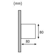 Paulmann Cybo LED udendørs væglampe, 2.700 K, 8 x 8 cm, hvid