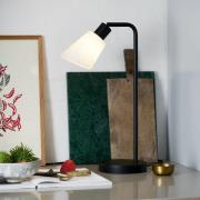 Nordlux bordlampe Molli, højde 46 cm, sort, glas/metal