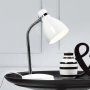 CYCLONE moderne bordlampe, hvid