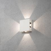 Cremona - LED udendørs væglampe, justerbar, hvid