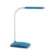 LED-skrivebordslampe MAULpearly, blå, 38 cm, dæmpbar, CCT
