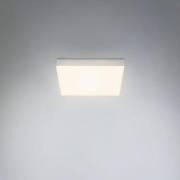 Flame LED-loftslampe, 21,2 x 21,2 cm, sølv