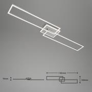 Frame S LED-loftlampe CCT 110x24,8 cm, aluminium