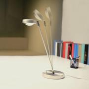 Megatron Ottica LED-bordlampe med lysdæmper, titanium