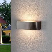 LED-udendørsvæglampe Alicja af rustfrit stål