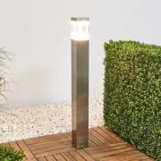 Lindby LED-gadelampe Baily, højde 80 cm, stål, IP44
