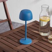 Lindby LED genopladelig bordlampe Arietty, blå