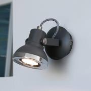 Ring - LED-vægspot i mørkegrå, 1 lyskilde