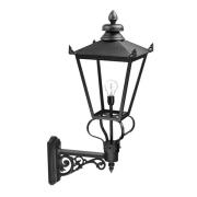 Wilmslow udendørs væglampe, sort, 1 lyskilde