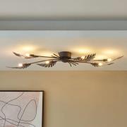Lucande Nelian loftlampe med plantedekor, G9