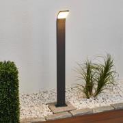 Lucande Timm LED-vejlampe, 100 cm, antracit, metal, IP54