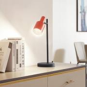 Lindby bordlampe Ovelia, orange/sort, metal, E27