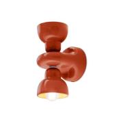 Berimbau væglampe, orange, 2-lys
