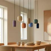 Lucande-pendel Narion, 7-lys, farverig, metal, GU10