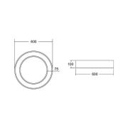 BRUMBERG Biro Circle Ring, Ø 60 cm, Casambi, hvid, 840