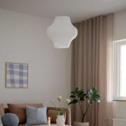 PR Home hængelampe Sani, Ø44,5 cm, hvid, hvidt ophæng, E14