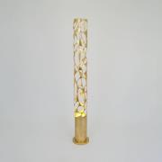 Talismano gulvlampe, guldfarvet, højde 176 cm, jern