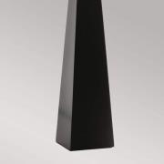 Ascent bordlampe, sort, hvid skærm