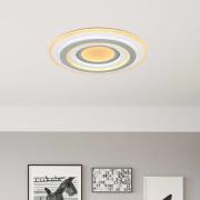 Sabatino LED-loftlampe, Ø 48 cm, hvid/antracit, CCT