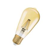 OSRAM LED Vintage 1906 Edison, guld, E27, 6,5 W, 824, dim.