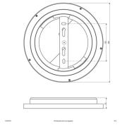 EVN ALR LED-panel, hvidt, 12 W Ø 25 cm 4.000 K