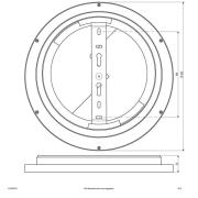 EVN ALR LED-panel, hvidt, 15 W, Ø 30 cm, 3.000 K