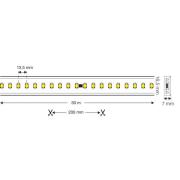 SLC LED-stripe 230V komplet sæt IP65 5m, 3.000 K