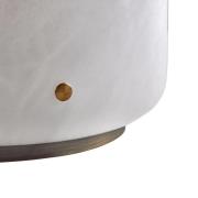 Capsule LED-bordlampe i alabast Højde 25,2 cm