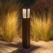 LED-solcellebelysning Tradition Sensor Corten 90 cm