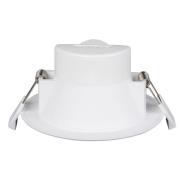 Prios LED-indbygningslampe Rida, 14,5 cm, 12W, 10stk, CCT, dæmpbar