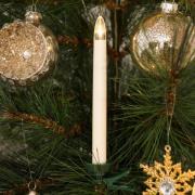 LED-juletræslys kabelløs, ekstra sæt 16 cm