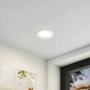 Arcchio LED-indbygningslampe Milaine, hvid, dæmpbar, sæt med 2 stk